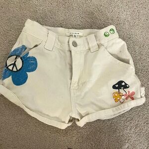 Pacsun high waisted carpenter shorts with ⚠️2 minor spots on them ⚠️